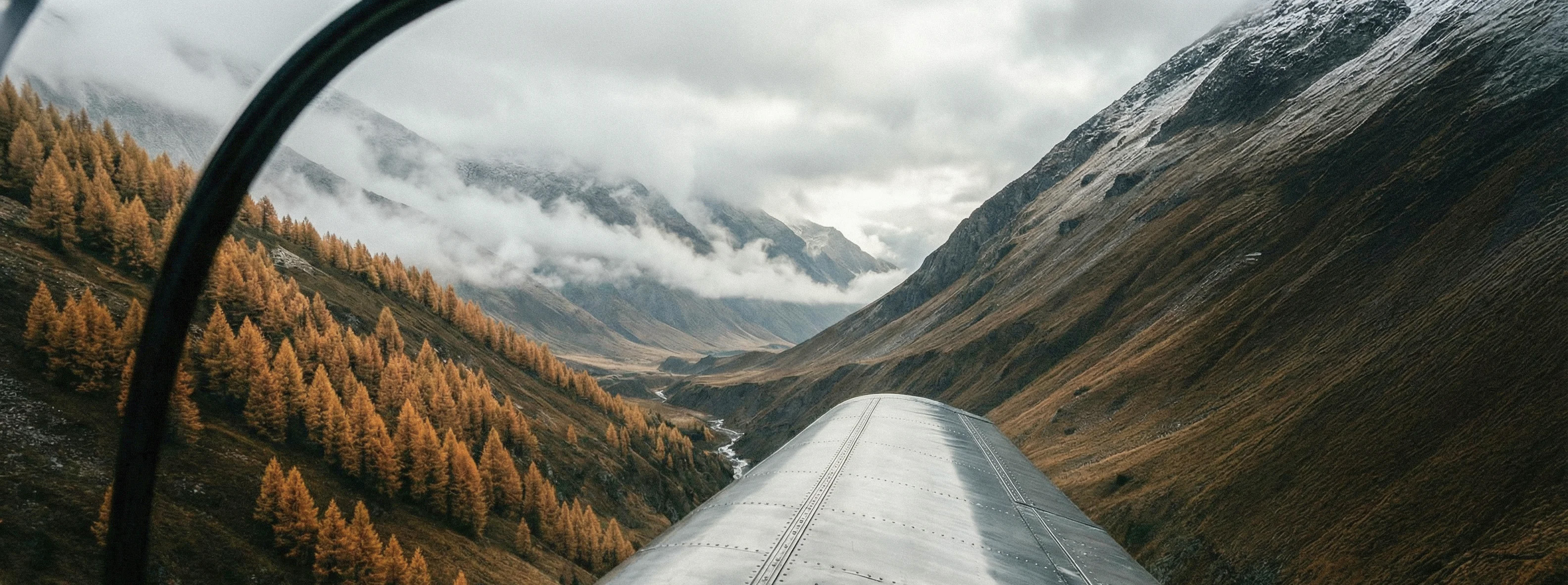 Arc9 Landschaft aus Flugzeugperspektive