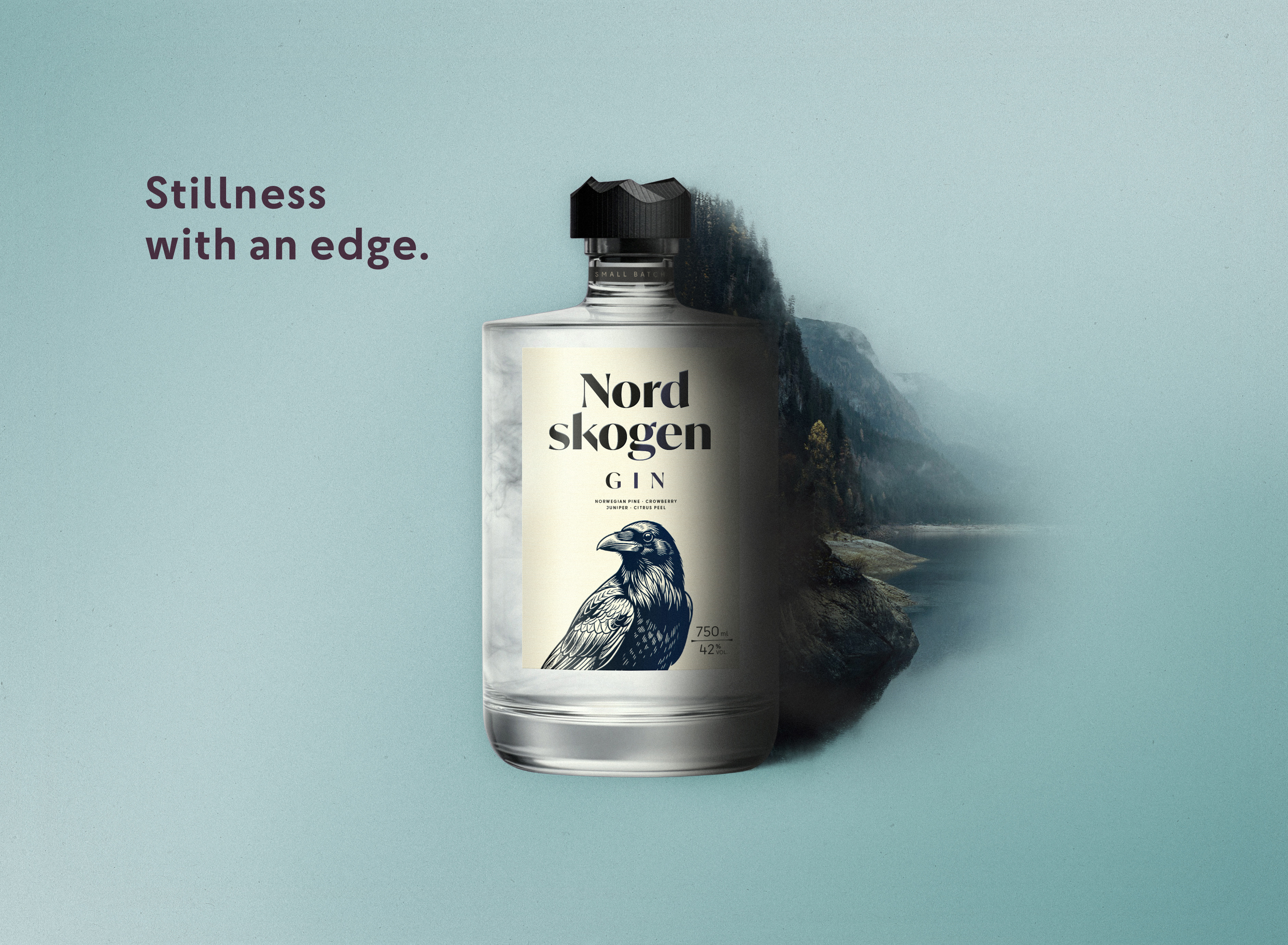 Nordskogen Keyvisual Stillness with an edge.